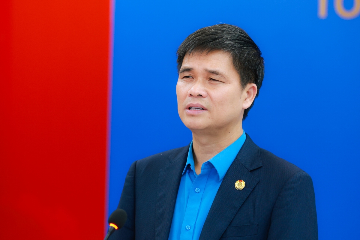 Phó chủ tịch Tổng LĐLĐ Việt Nam Ngọ Duy Hiểu (Ảnh: Hải Nguyễn)