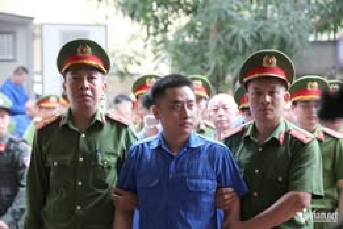 Đối tượng Bùi Đình Khánh. (Ảnh: Phạm Công.)