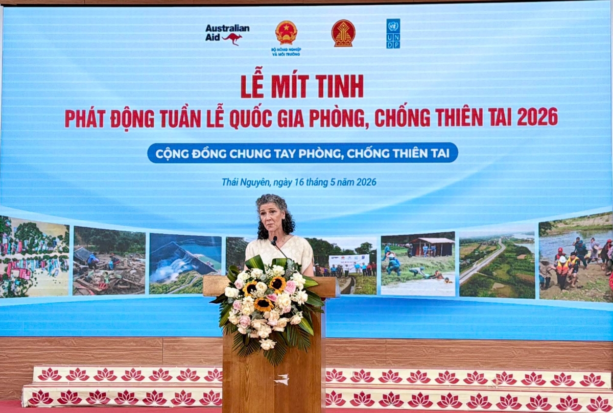 Bà Ramla Khalidi, trưởng đại diện thường trú chương trình phát triển Liên Hợp Quốc tại Việt Nam