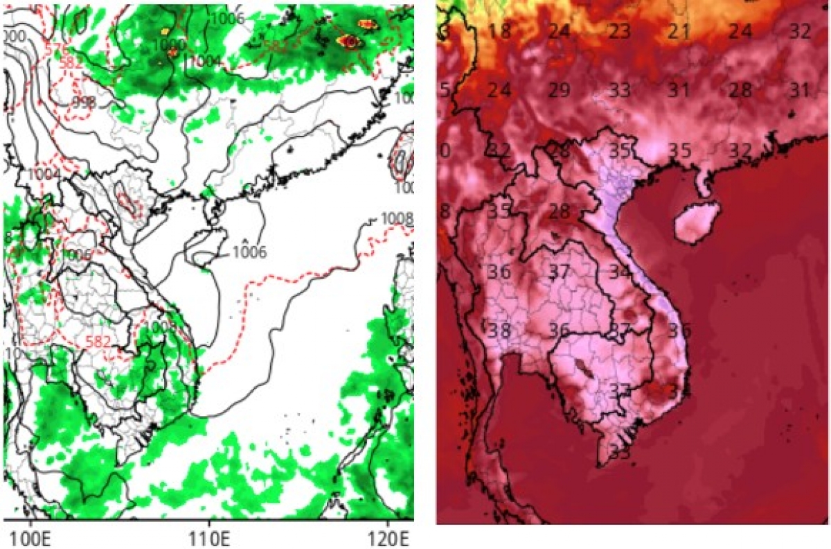 Dự báo nhiệt độ Hà Nội ngày 26/5/2026