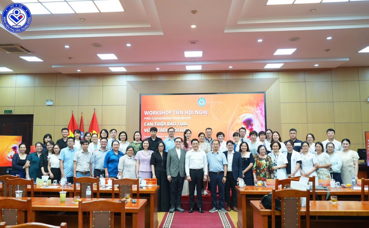 Các chuyên gia đầu ngành lĩnh vực y học bào thai tại Workshop trước thềm Hội nghị Y học báo thai thường niên lần thứ 4 năm 2026