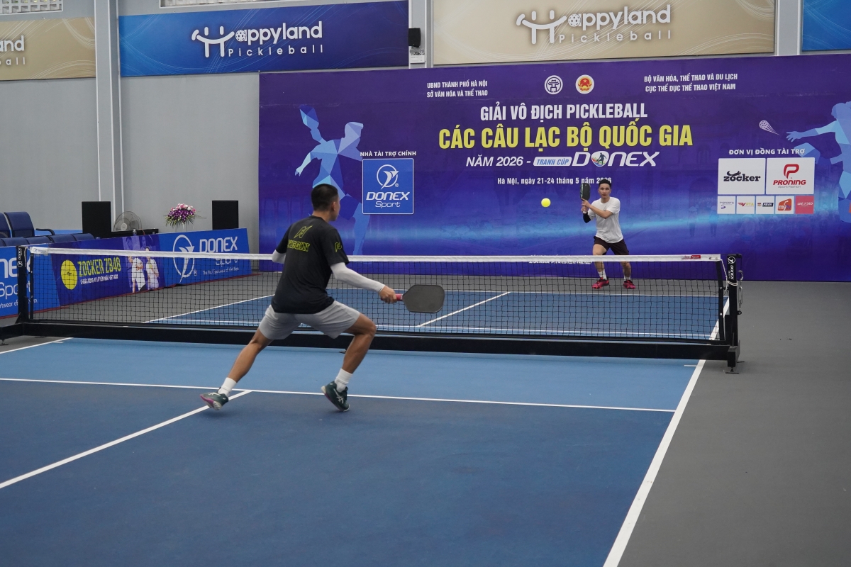 Giải đấu quy tụ hàng loạt tên tuổi hàng đầu của làng pickleball Việt Nam 
