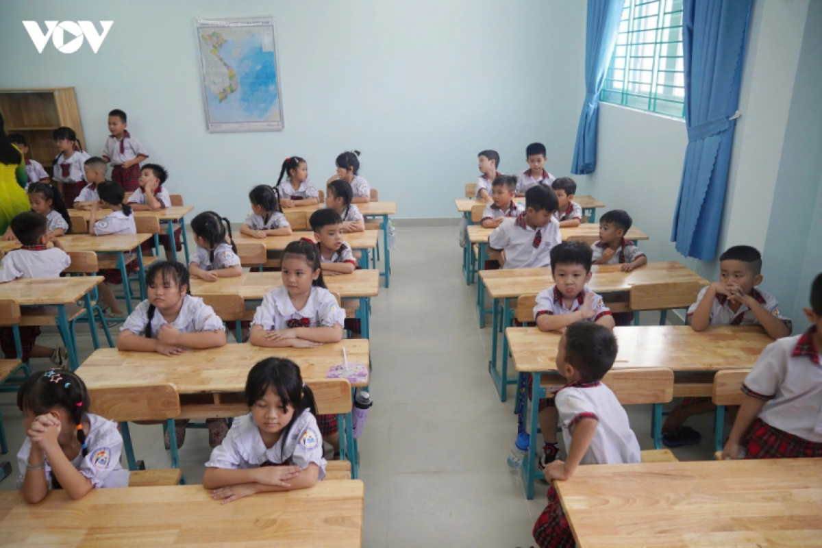Học sinh trường tiểu học Trần Đại Nghĩa