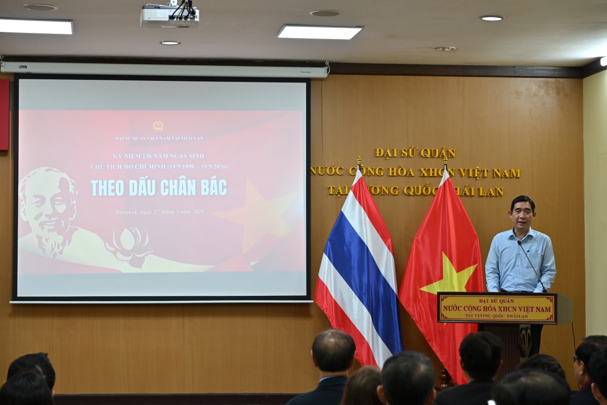 Đại sứ quán Việt Nam tại Thái Lan trình chiếu bộ phim "Thầu chín ở Xiêm" về hành trình hoạt động cách mạng của Chủ tịch Hồ Chí Minh tại Thái Lan, nhân kỉ niệm 136 năm ngày sinh của Người.