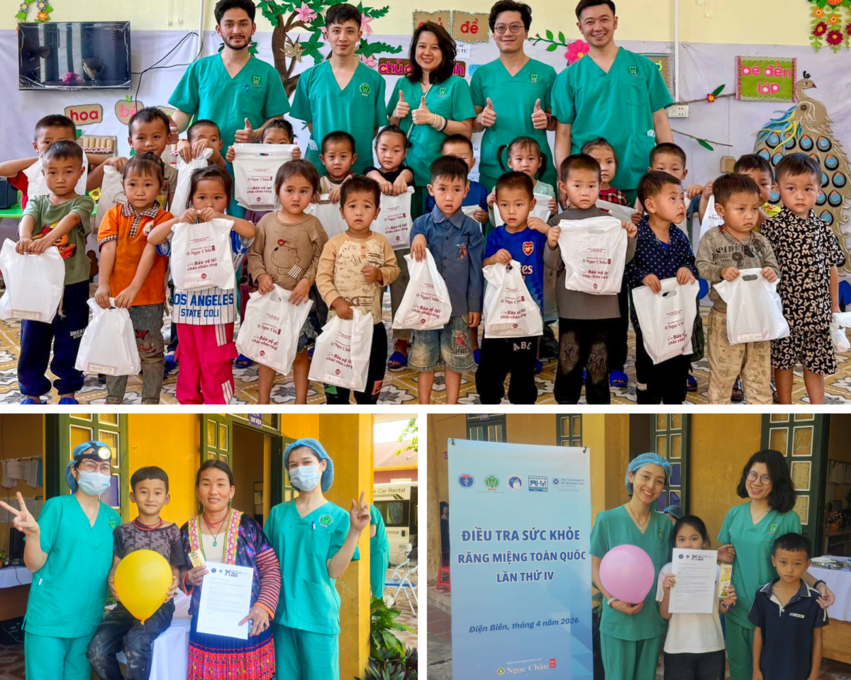 Kem đánh răng dược liệu Ngọc Châu đồng hành cùng hoạt động khám, chăm sóc răng miệng tại Điện Biên nằm trong khuôn khổ đề tài của Viện Răng hàm mặt Trung ương Hà Nội
 
