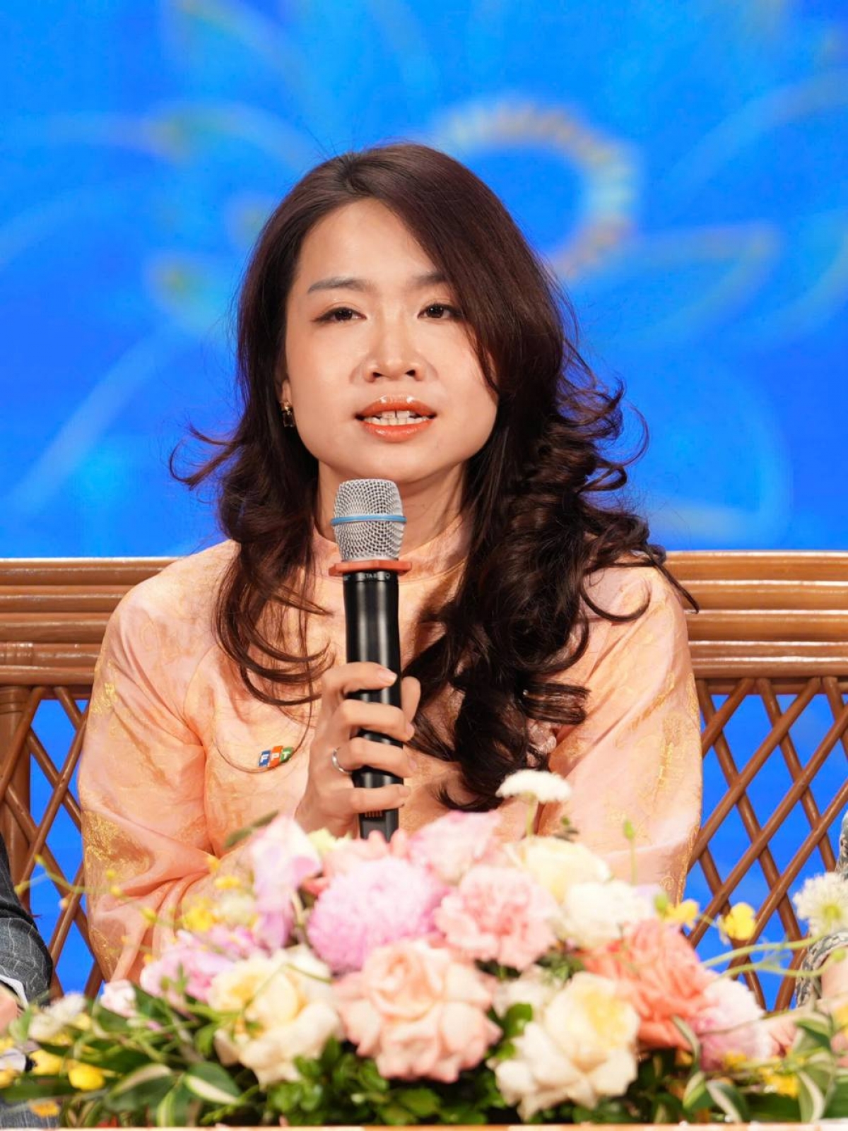 Chị Trần Thùy Dương, Công đoàn Công ty Cổ phần FPT (Ảnh LĐ)