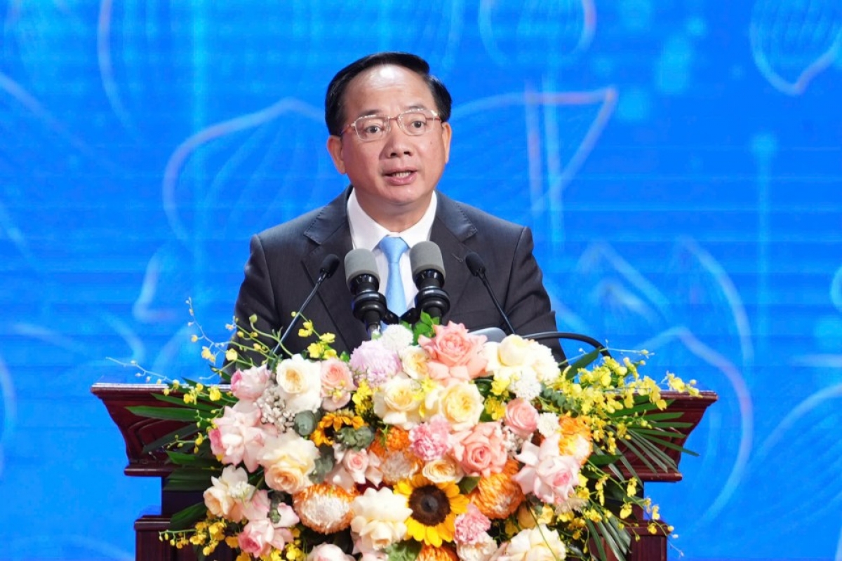 Ủy viên Bộ Chính trị, Trưởng ban Tuyên giáo và Dân vận Trung ương Trịnh Văn Quyết (Ảnh LĐ)