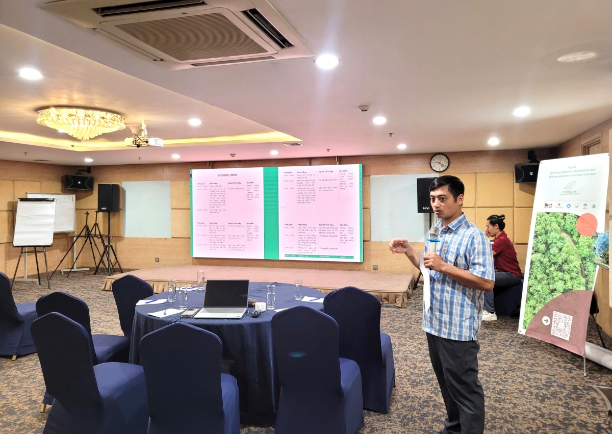Diễn giả tham gia thảo luận về nông nghiệp sinh thái