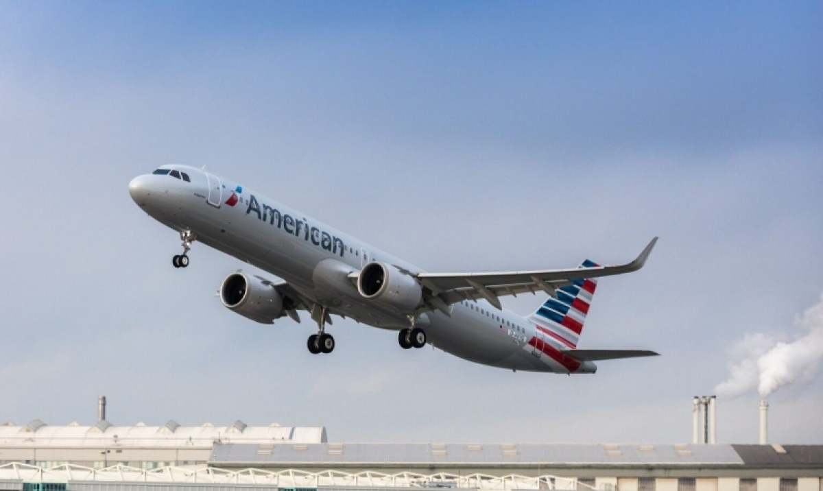 American Airlines – hãng bay Mỹ cuối cùng rời Venezuela năm 2019, cũng là hãng đầu tiên trở lại sau 7 năm gián đoạn. Ảnh: Airbus