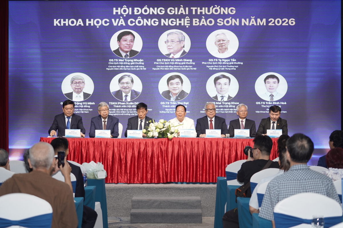 Họp báo Giải thưởng Khoa học và Công nghệ Bảo Sơn năm 2026