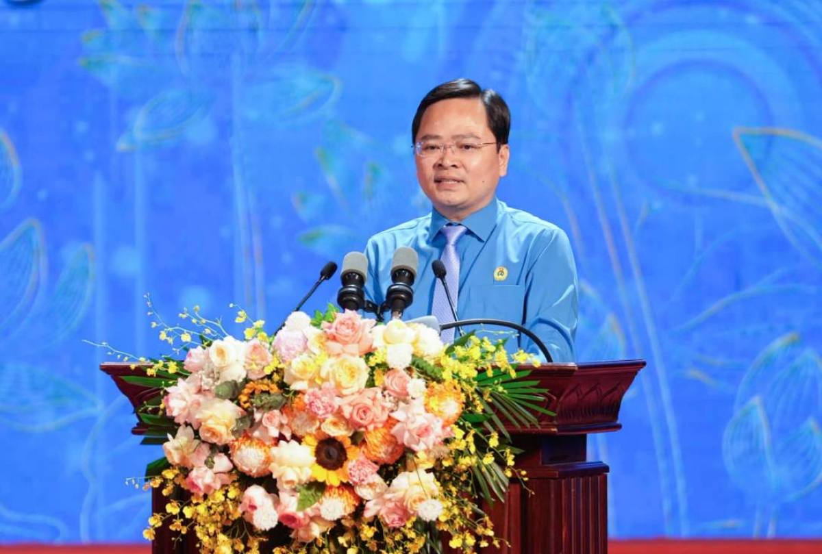 Chủ tịch Tổng Liên đoàn lao động Việt Nam Nguyễn Anh Tuấn (Ảnh LĐ)