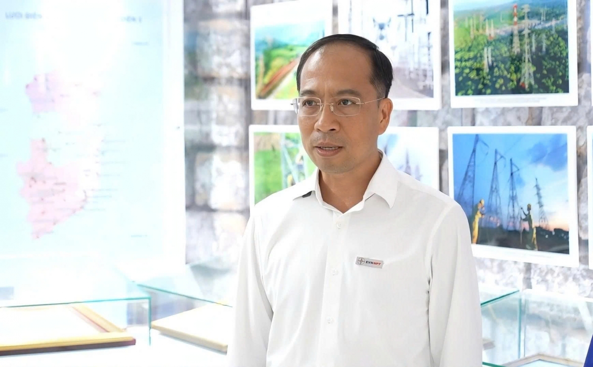 Ông Huỳnh Quang Thịnh - Phó Giám đốc Công ty Truyền tải điện 3 (ảnh Hoàng Việt)