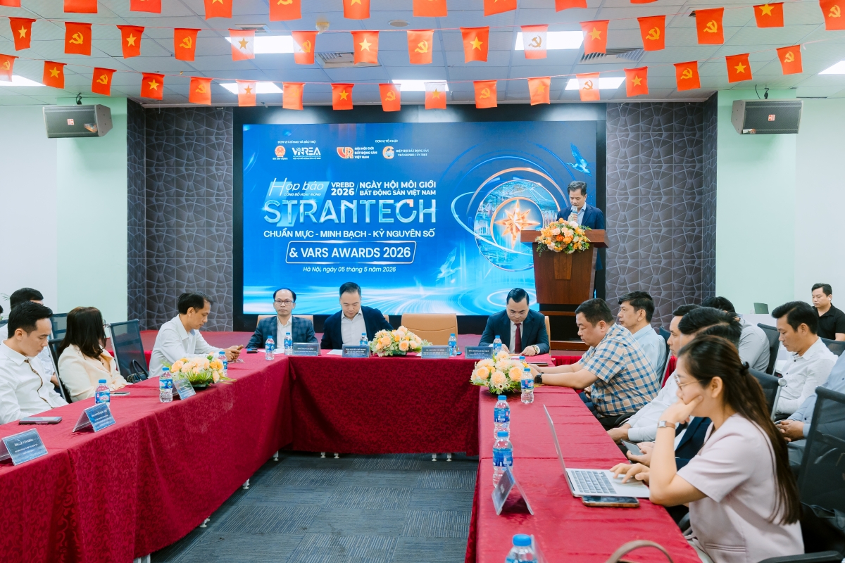 Họp báo công bố Ngày hội Môi giới Bất động sản Việt Nam và VARS AWARDS 2026