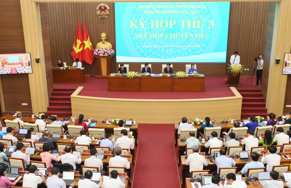 Quang cảnh kỳ họp.