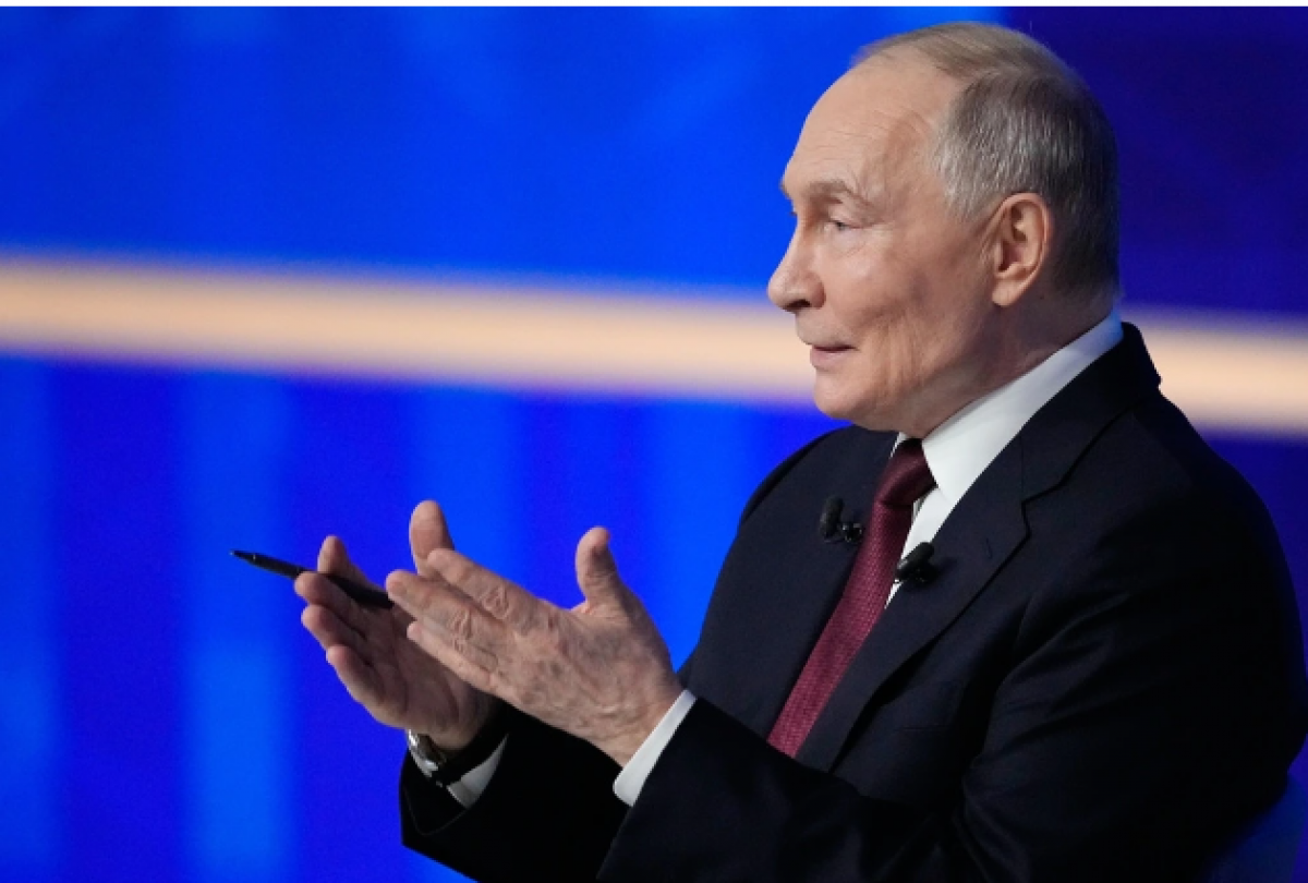 Tổng thống Nga Putin. Ảnh: AP