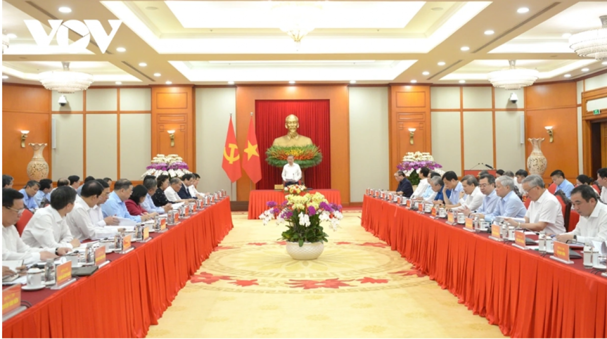 Tổng Bí thư, Chủ tịch nước Tô Lâm, Trưởng Ban Chỉ đạo, chủ trì phiên họp