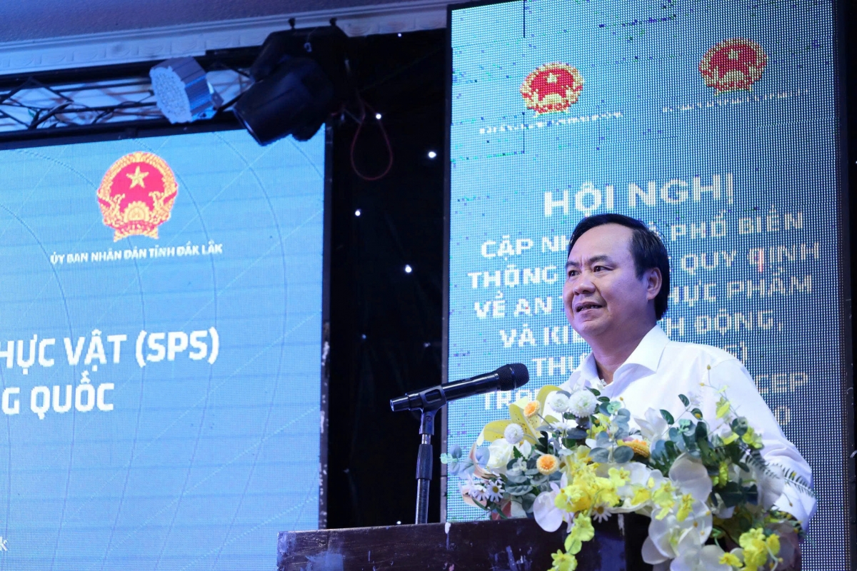 Thứ trưởng Bộ NN&amp;MT Võ Văn Hưng nêu giải pháp để nông sản Việt Nam đáp ứng các tiêu chuẩn quốc tế.