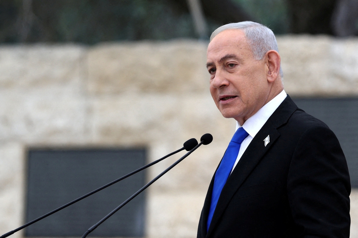 Thủ tướng Israel Benjamin Netanyahu. Ảnh Reuters