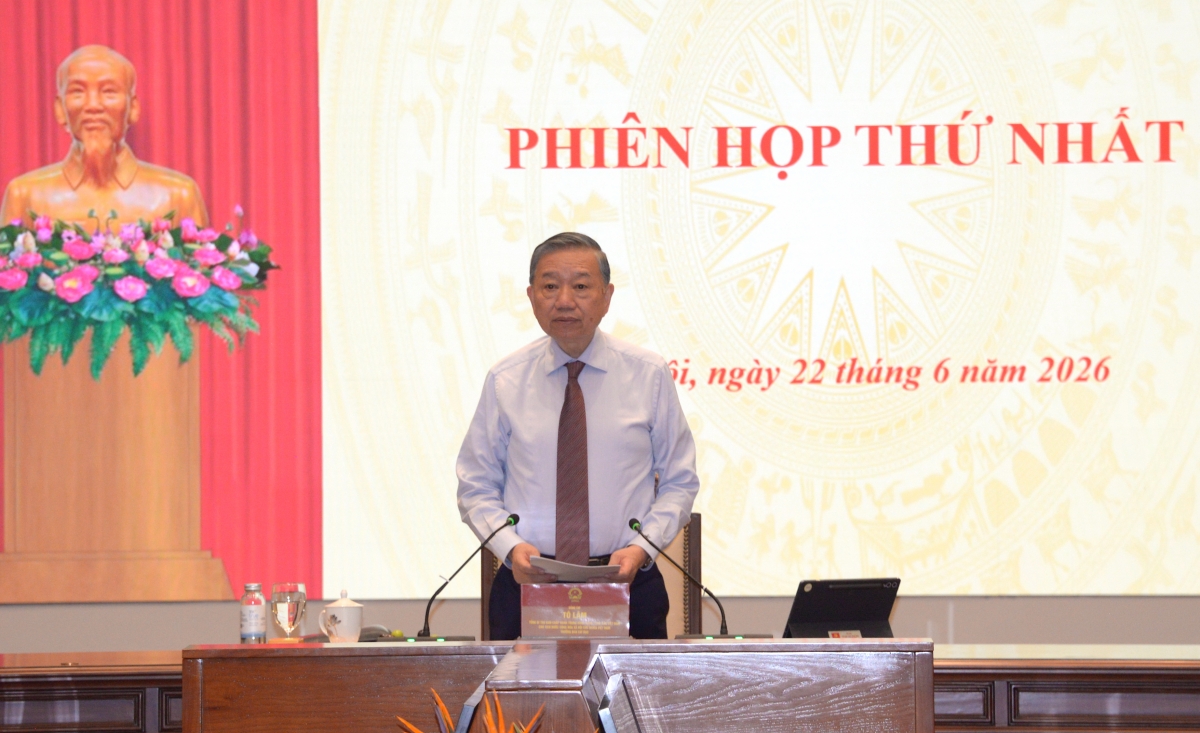Tổng Bí thư, Chủ tịch nước Tô Lâm phát biểu tại phiên họp 2