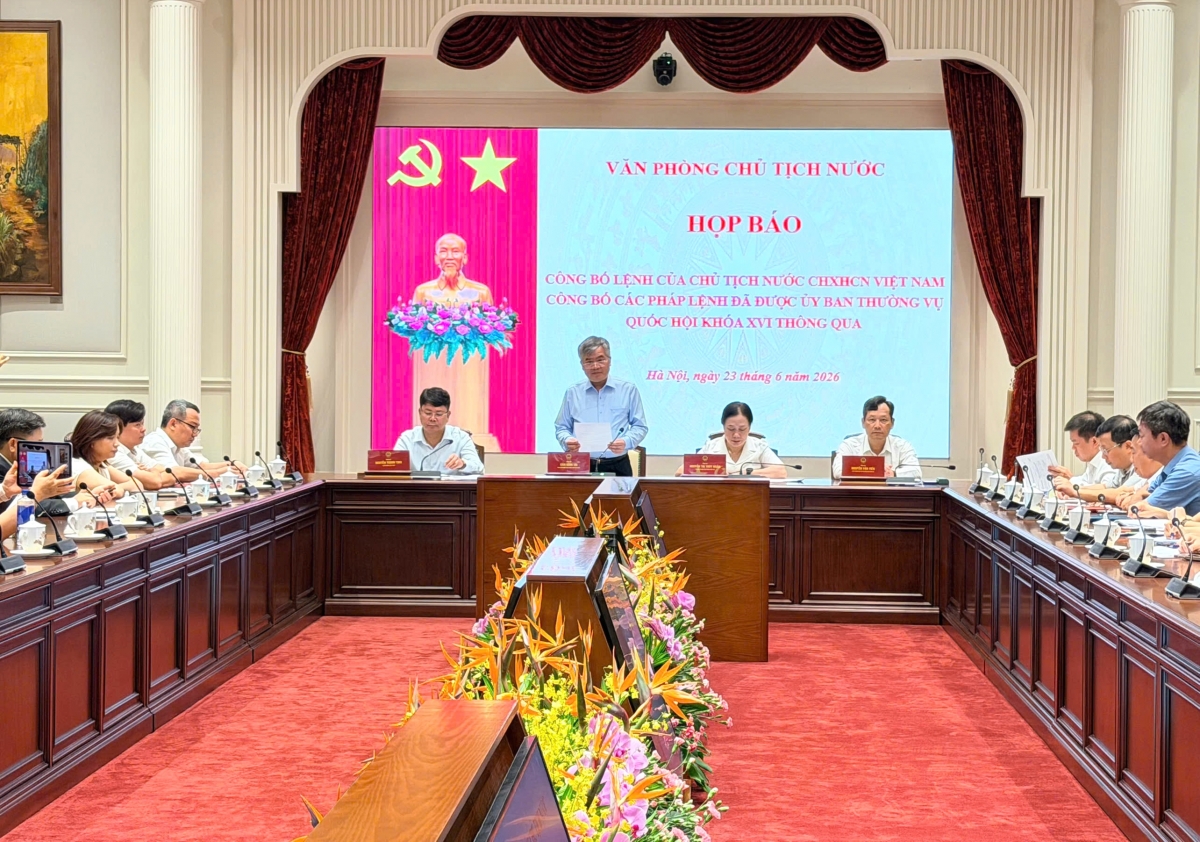 Toàn cảnh họp báo