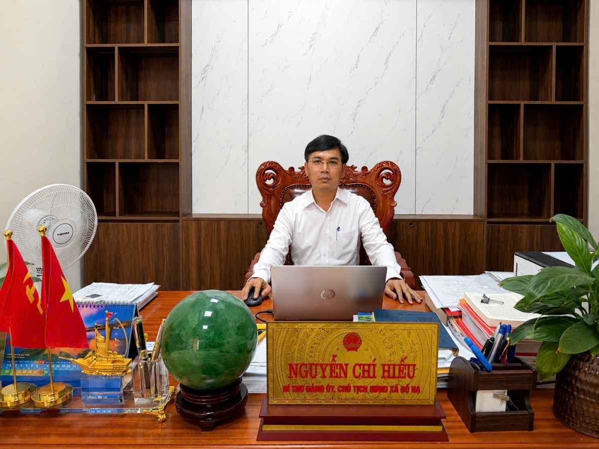 Ông Nguyễn Chí Hiếu, Bí thư Đảng ủy, Chủ tịch HĐND xã Bố Hạ