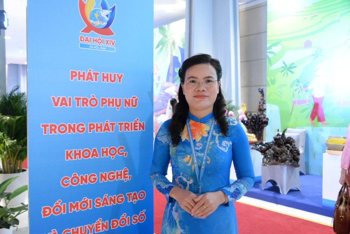 Bà Vũ Hồng Luyến, Chủ tịch Hội Liên hiệp Phụ nữ tỉnh Hưng Yên