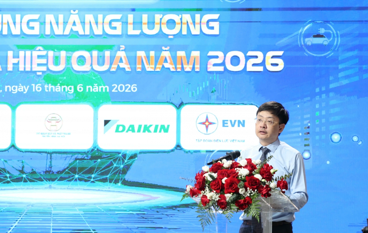 Ông Đặng Hải Dũng - Phó Cục trưởng Cục Đổi mới sáng tạo, Chuyển đổi xanh và Khuyến công, Bộ Công Thương: "Mỗi hành động nhỏ như tắt thiết bị điện khi không sử dụng, điều chỉnh điều hòa hợp lý hay tối ưu hóa quy trình sản xuất đều góp phần tạo nên những thay đổi lớn cho tương lai phát triển bền vững của đất nước".