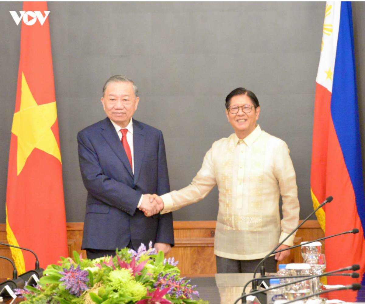 Tổng Bí thư, Chủ tịch nước Tô Lâm và Tổng thống Philippines Ferdinand Romualdez Marcos Jr.