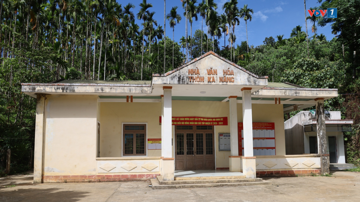 Nhà văn hóa thôn Ka Năng, xã Sơn Tây Hạ, tỉnh Quảng Ngãi.