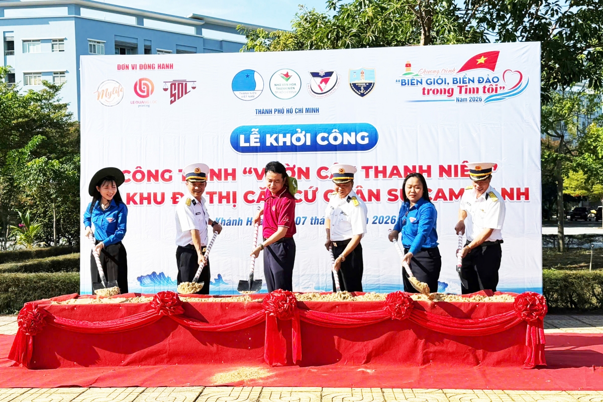 Lễ động thổ khởi công xây dựng Vườn cây thanh niên