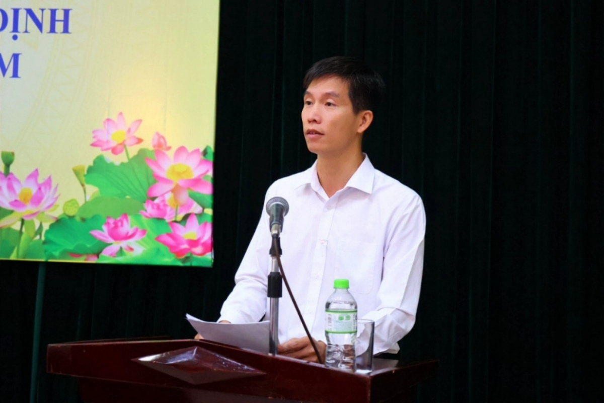 Ông Phạm Trường Hải, Phó trưởng phòng Quản lý nghiệp vụ về đăng ký biện pháp bảo đảm.