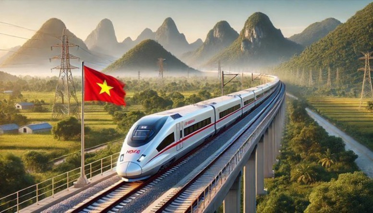 Ảnh minh họa đường sắt tốc độ cao ( Nguồn: Internet)