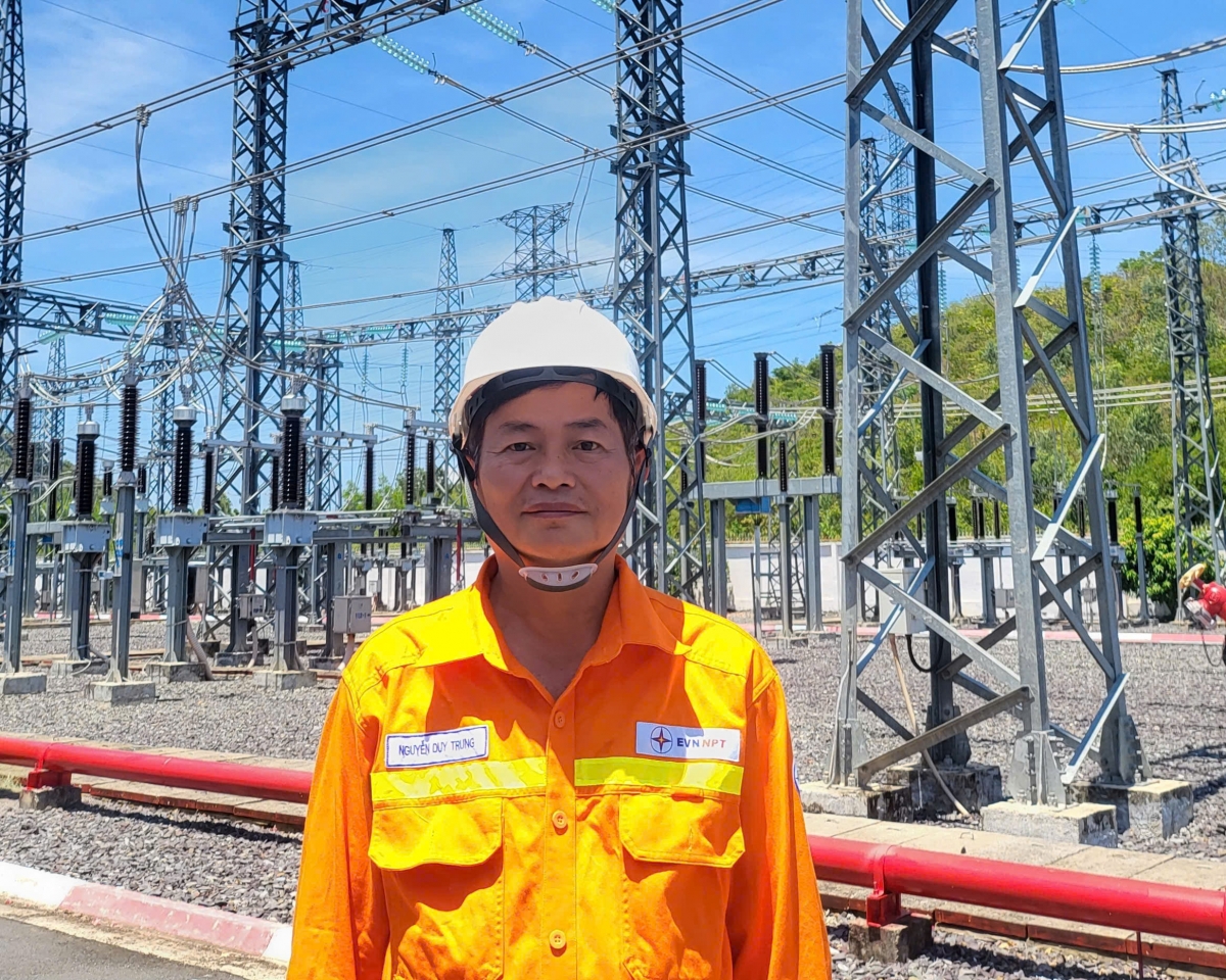 Kỹ sư Nguyễn Duy Trung - Tổ trưởng Tổ thao tác lưu động Vân Phong