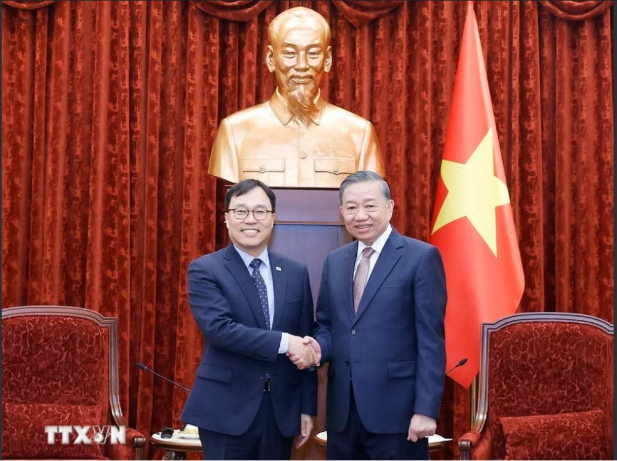 Tổng Bí thư, Chủ tịch nước Tô Lâm tiếp Đại sứ Hàn Quốc Choi Young Sam