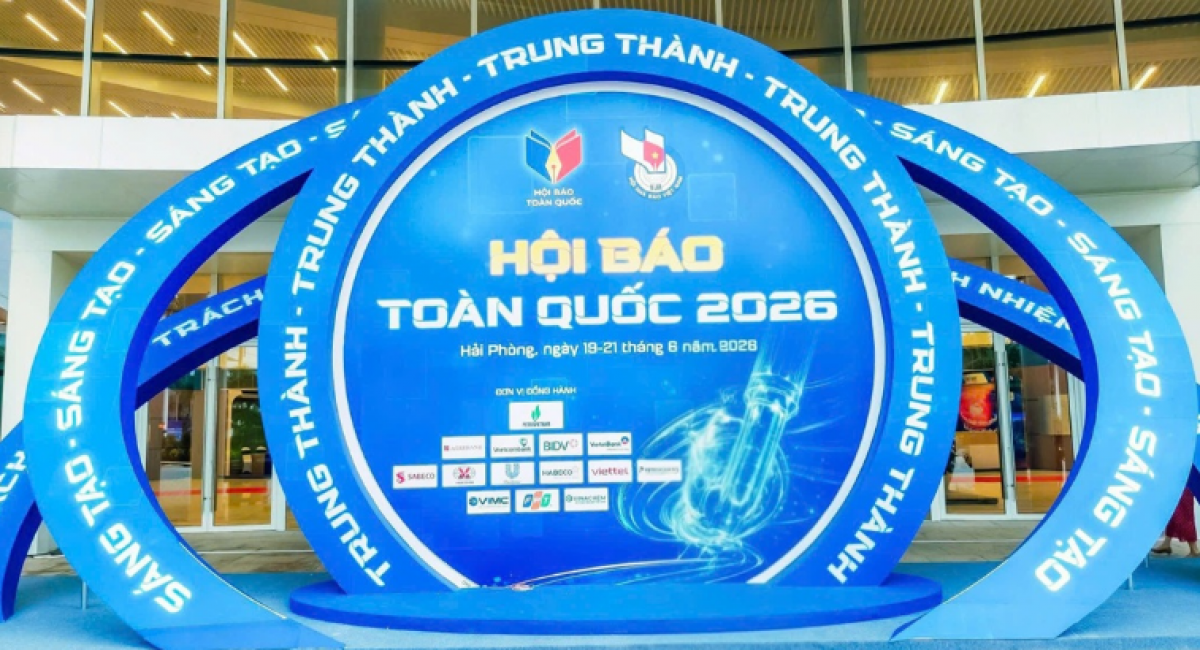 Hội Báo toàn quốc 2026 diễn ra từ ngày 19/6 - 21/6 tại Trung tâm Hội nghị - Biểu diễn thành phố Hải Phòng