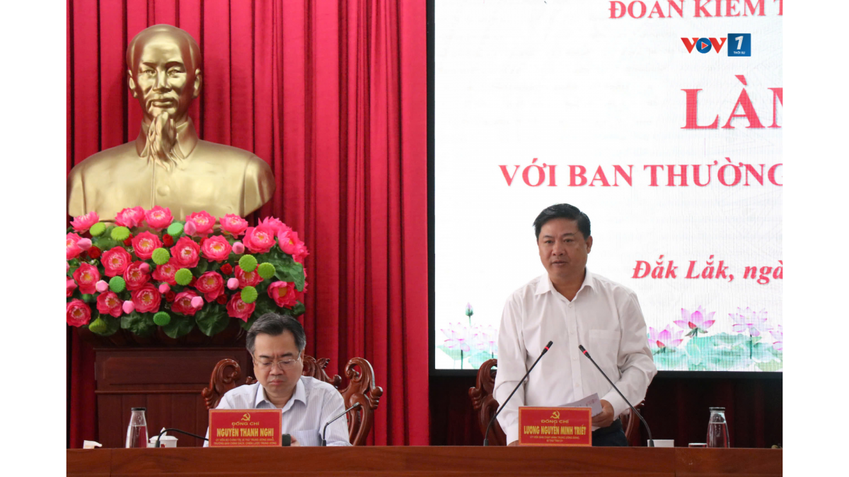 Bí thư Tỉnh ủy Đắk Lắk Lương Nguyễn Minh Triết kiến nghị Trung ương xem xét các cơ chế đặc thù nhằm tạo động lực phát triển mới, hướng tới mục tiêu tăng trưởng hai con số của địa phương.