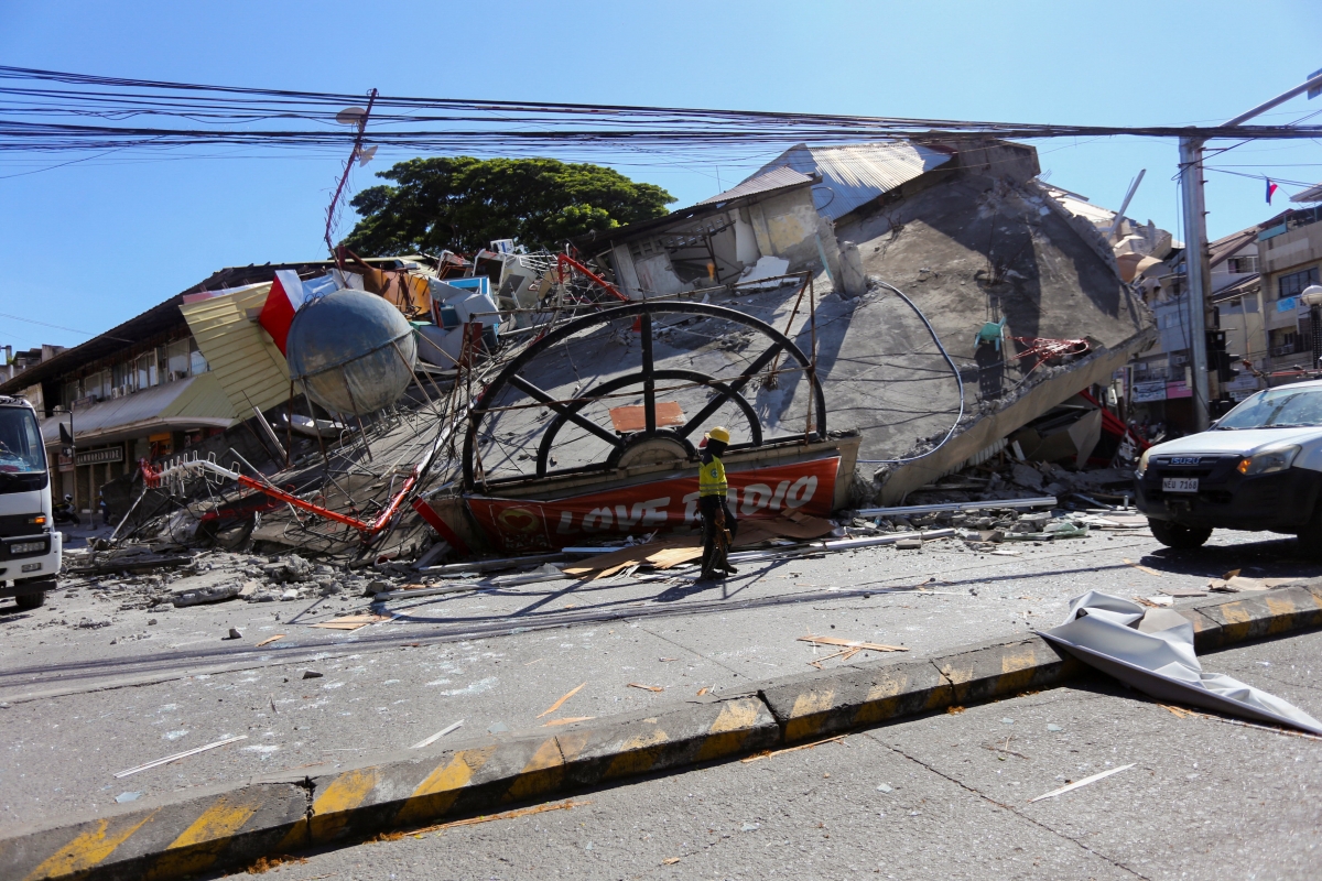 Trận động đất mạnh 7,8 xảy ra tại Mindanao, Philippines, hôm 08/06- Ảnh Reuters
