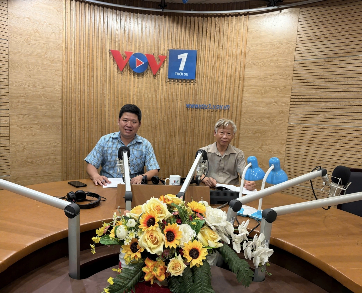 BTV và vị khách mời Tiến sỹ Đặng Kim Sơn, Nguyên Viện trưởng Viện Chính sách và chiến lược phát triển nông nghiệp nông thôn.