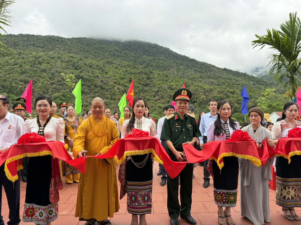 Khánh thành Nhà bia tưởng niệm liệt sĩ xã Chiêu Lưu, Nghệ An