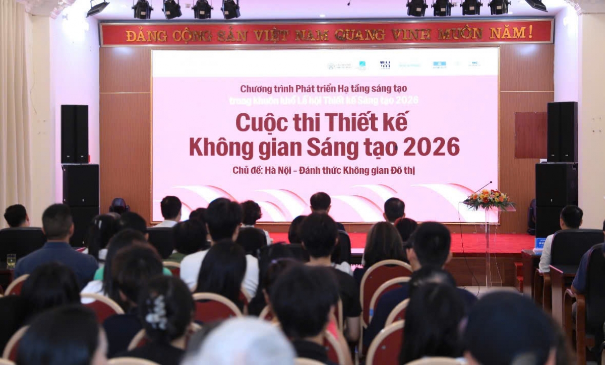   Phát động Cuộc thi Thiết kế không gian sáng tạo 2026 với chủ đề “Hà Nội: Đánh thức không gian đô thị”