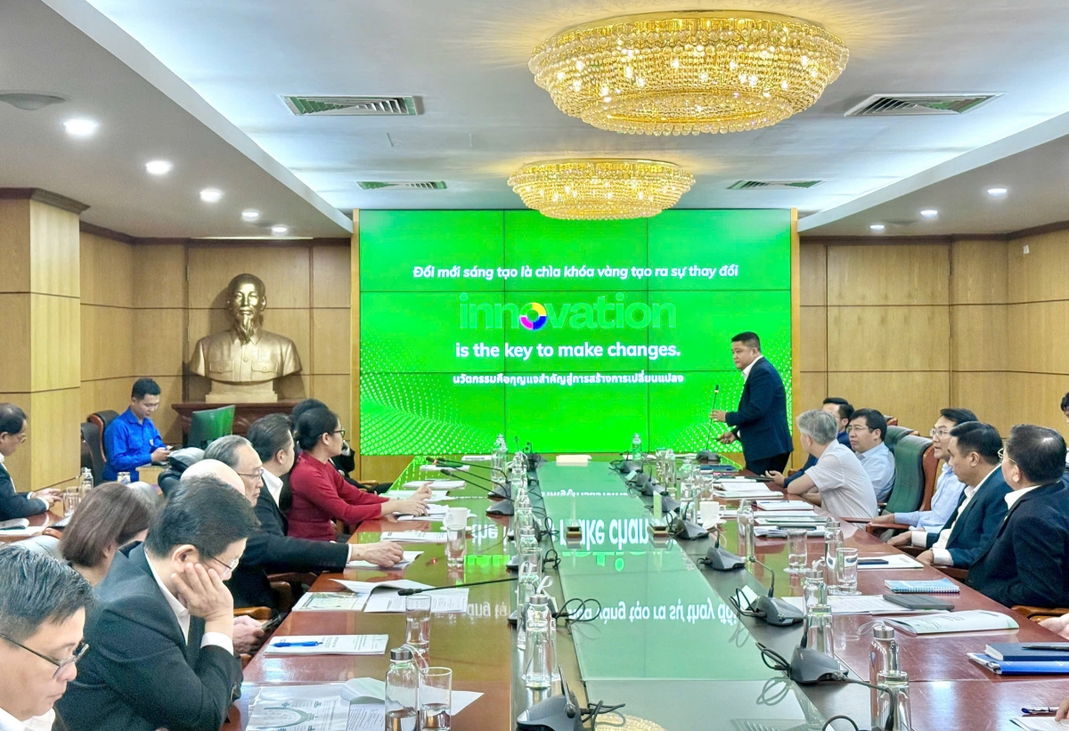 Ông Nguyễn Tuấn Khởi, Chủ tịch Mạng lưới Ngân hàng Thực phẩm Việt Nam phát biểu tại Chương trình