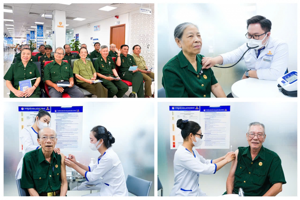 Từ ngày 27/7 đến 20/8/2026, các thương bệnh binh, người có công với cách mạng, Mẹ Việt Nam anh hùng, Mẹ Liệt sĩ và cựu chiến binh từ 65 tuổi trở lên có thể đến gần 300 Trung tâm Tiêm chủng VNVC trên toàn quốc để tiêm phòng cúm miễn phí