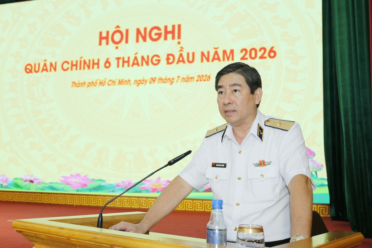 Thiếu tướng Ngô Minh Thuấn phát biểu tại Hội nghị