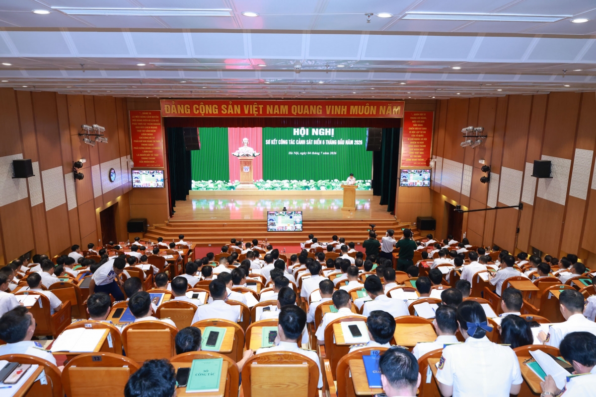 Hội nghị sơ kết công tác Cảnh sát biển 6 tháng đầu năm 2026