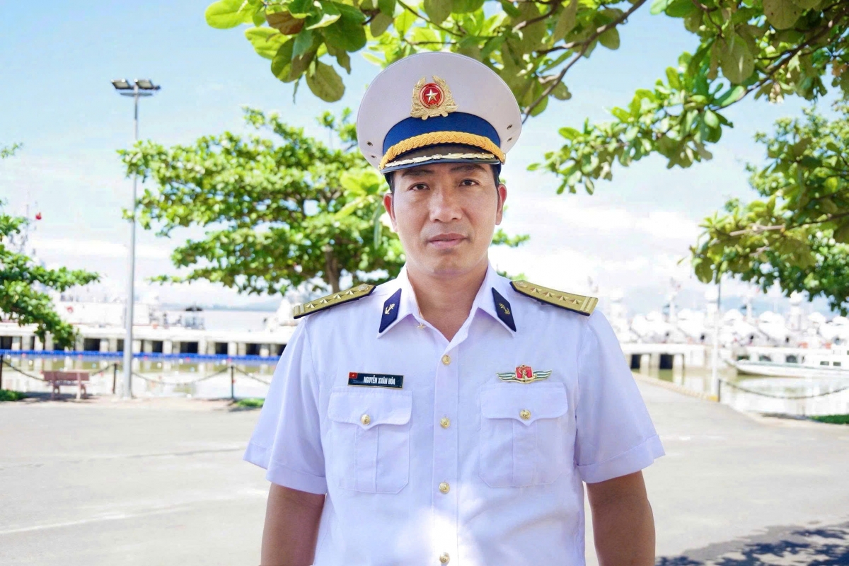 Đại tá Nguyễn Xuân Hòa, Bí thư Đảng ủy, Chính ủy Lữ đoàn 172, Vùng 3 Hải quân trả lời phỏng vấn