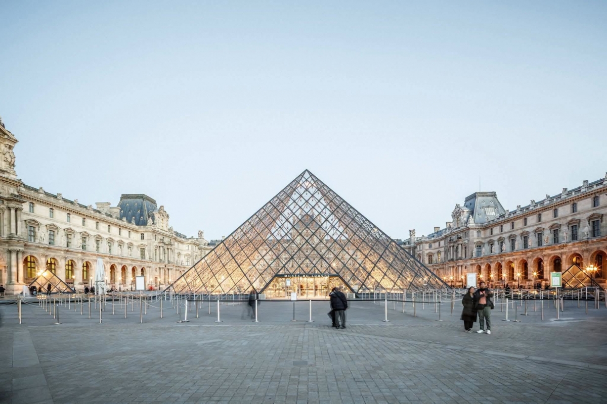 Hình ảnh bên ngoài Bảo tàng Louvre tại thủ đô Paris (Pháp). Ảnh: Musée du Louvre