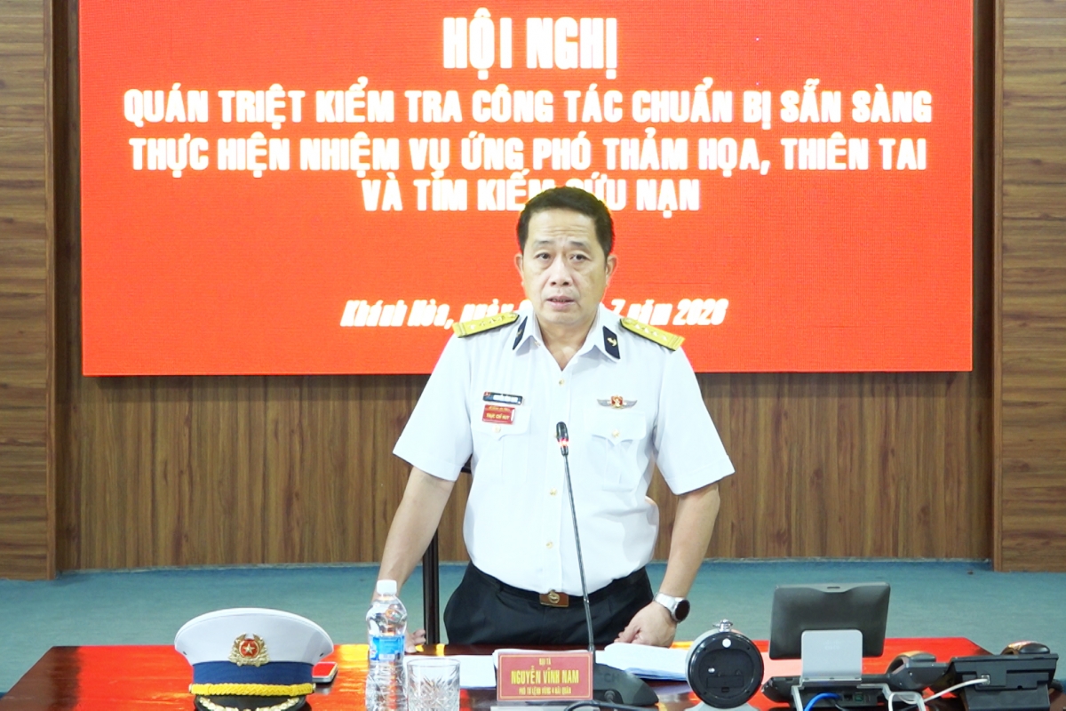 Đại tá Nguyễn Vĩnh Nam quán triệt nội dung kiểm tra