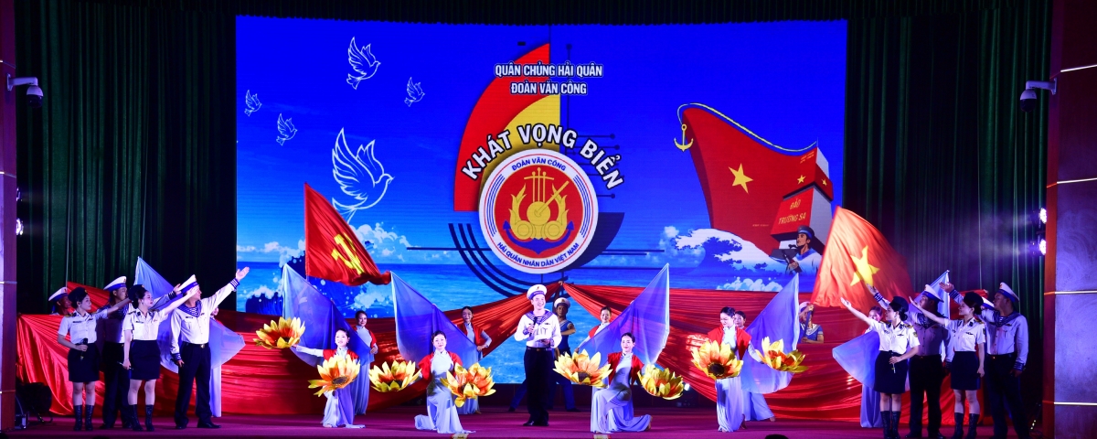 Một tiết mục văn nghệ đặc sắc trong chương trình 