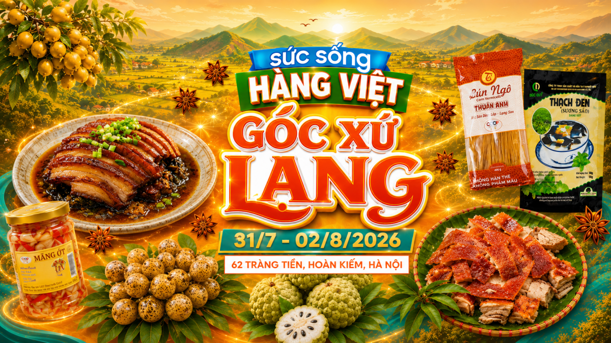 Đến với "Góc xứ Lạng", người dân và du khách sẽ được trải nghiệm hàng chục sản phẩm đặc trưng của tỉnh Lạng Sơn