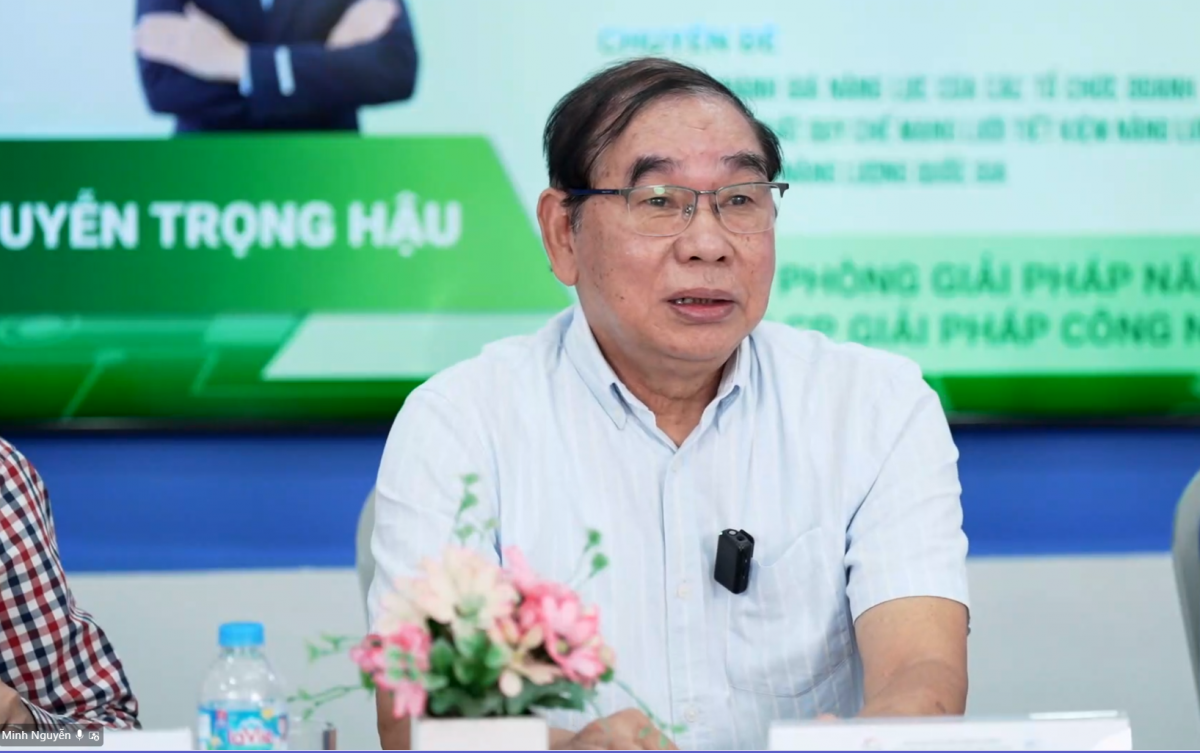 Ông Nguyễn Đình Hiệp - Chủ tịch Hội Khoa học và Công nghệ Sử dụng năng lượng Tiết kiệm và hiệu quả Việt Nam